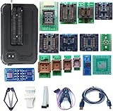 56 Pins FULL DRIVE Compared with the general 48-pin universal programmer, the 56-pin full drive has 8 more universal IO ports. The advantage of the 56 universal drives is that the all chips below 56 pins only need one adapter in the same package. Example: A general TSOP56 adapter, which can program all of TSOP56, TSOP48, TSOP40, TSOP32 on the T56 programmer. One TSOP56 adapter is equivalent to the function of five adapters of the ordinary 48-pin universal programmer.