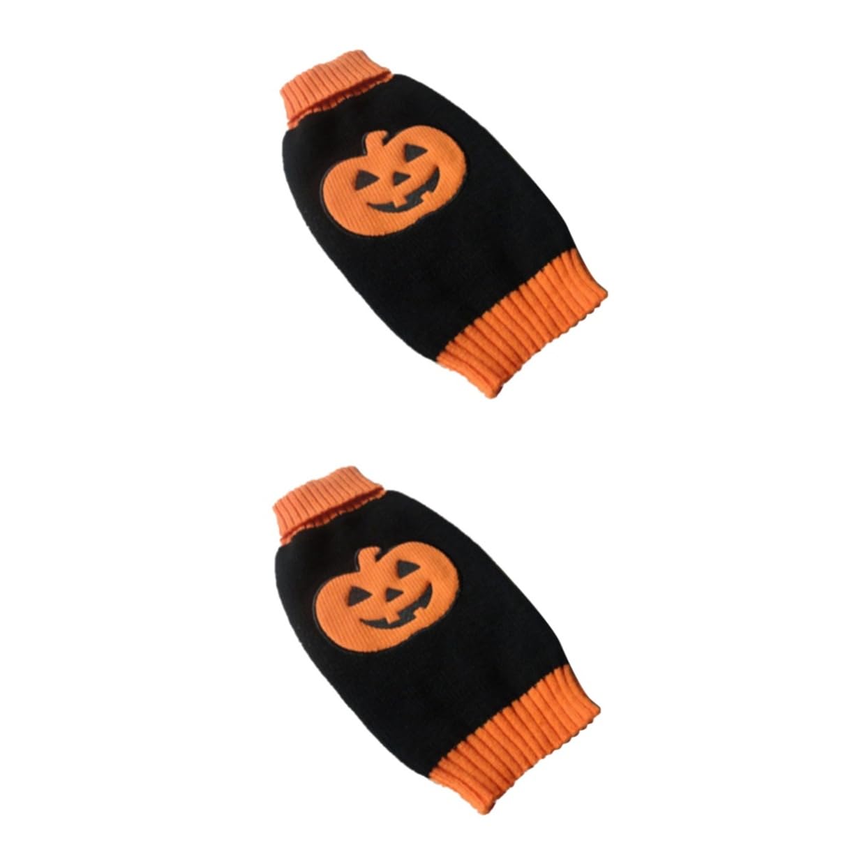 Pull pour chien en tricot pour fêter Halloween en famille au chaud