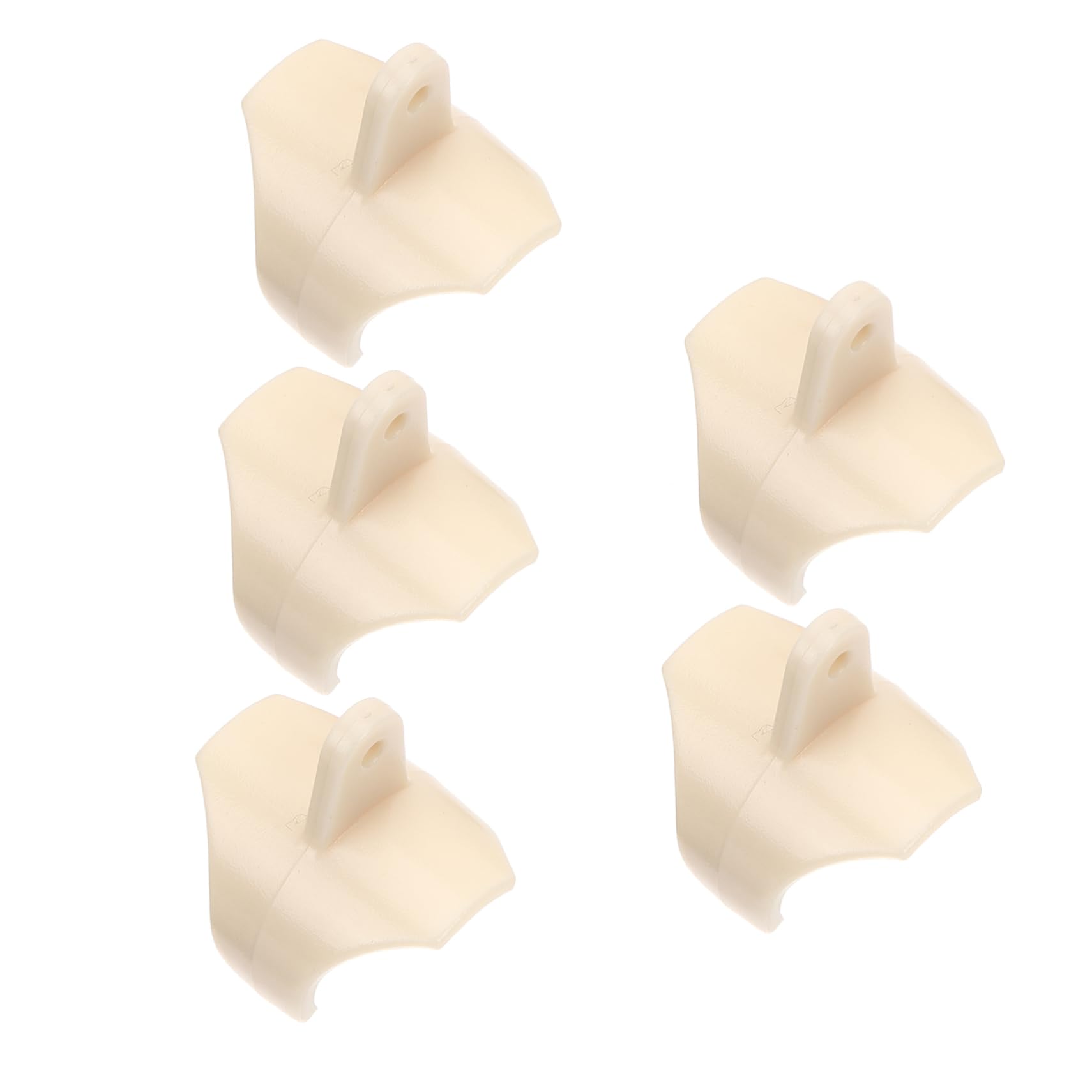 HANABASS 5pcs Clarinet Finger Rest Soprano Recorder Instrument Cover Plastic Thumb Mat for Clarinet