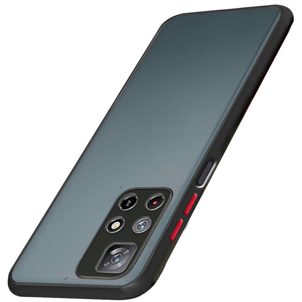 TheGiftKart Translucent Back Case Cover for Mi Redmi Note 11T 5G / Poco M4 Pro 5G | Smoked Matte Back | 360 Degree Protection | Hard Back Case for Redmi Note 11T / M4 Pro 5G (PC & TPU, Black Bumper) (B09MR2CVPG) Amazon Price History, Amazon Price Tracker