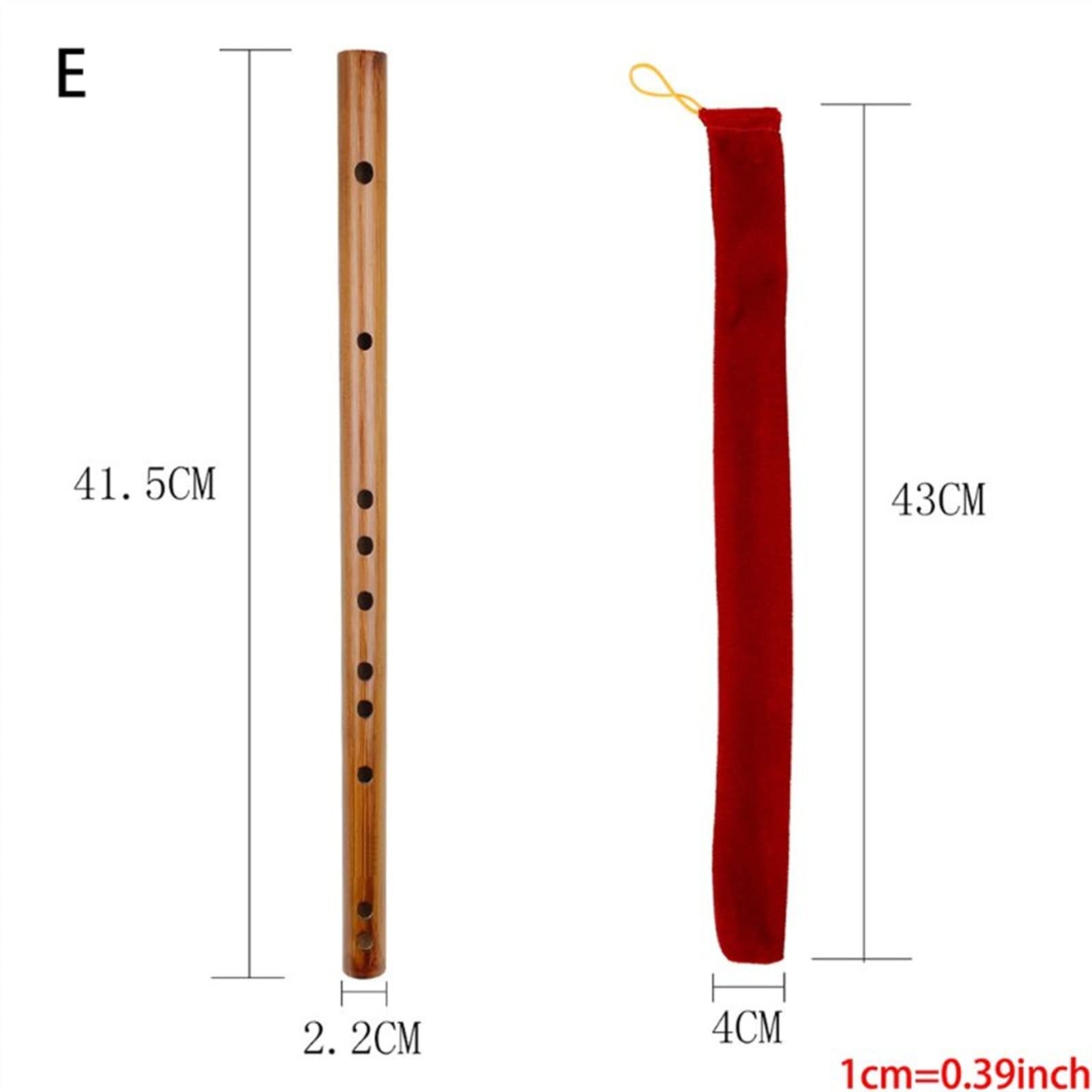 flûtes Professionnelles en Bambou Flûte en Bambou Flûtes À Vent Professionnelles Instruments De Musique Clé CDEFG Flûte Traversière Chinoise Dizi (Color : E)