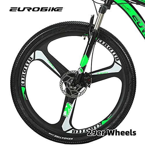 Image of 29 Inch Aluminum Mountain Bike,19 Inch Frame 21 Speed Bicycle, 29ER Bike, Lock-Out Suspension Fork MTB for Mens