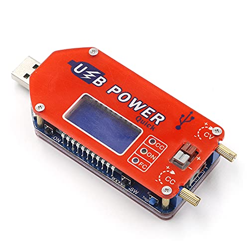NGHSDO Alimentation ​Laboratoire Display numérique Module d'alimentation réglable USB DC 1-30V 15W QC 2.0 3.0 FCP Régulador d'alimentation en Laboratoire Rapide Alimentation StabiliséE Cover