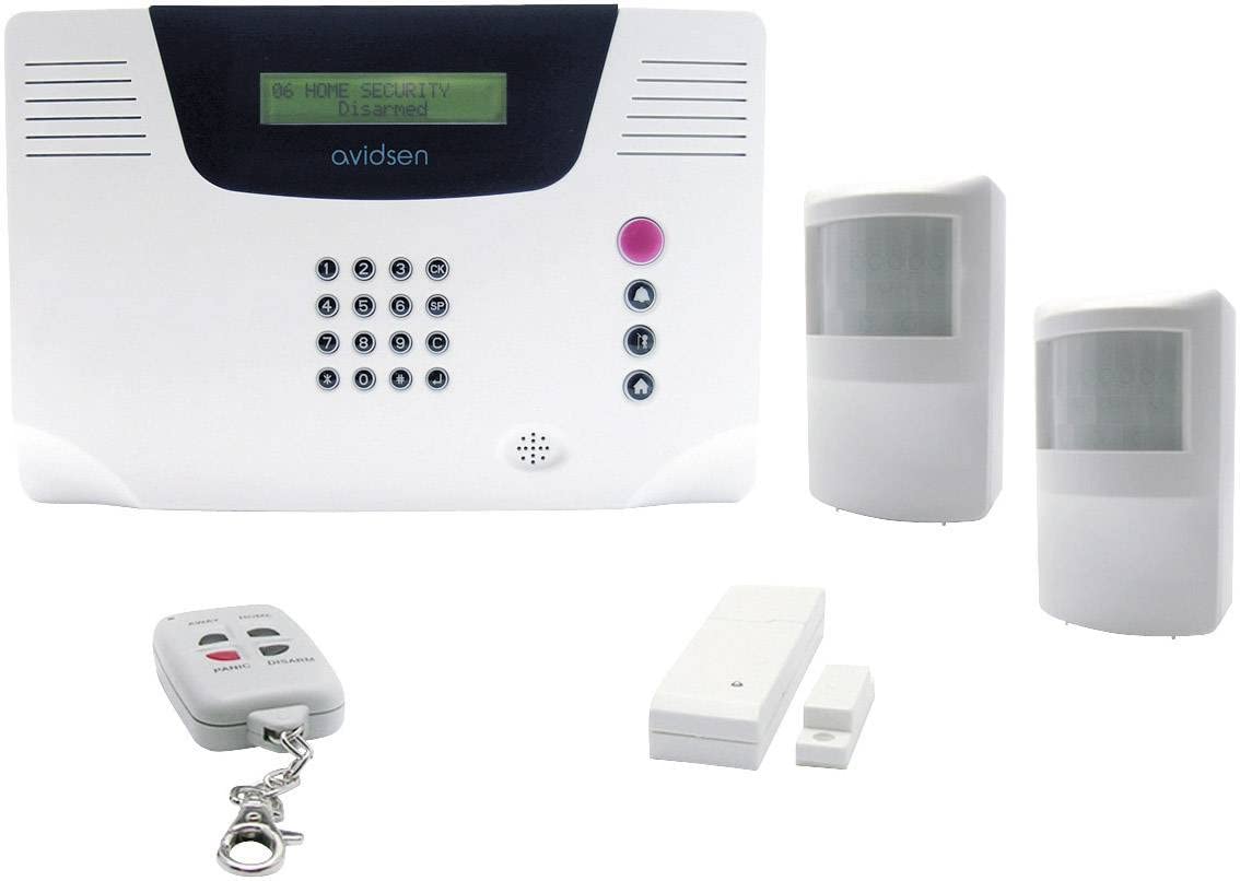 Avidsen - Alarme Maison multizones sans fil avec trasnmetteur 100740 AVIDSEN