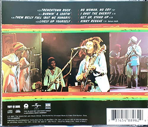 Bob Marley And The Wailers - Cd Live - 1975