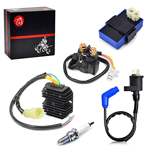 CDI BOX Ignition Coil Voltage regulator rectifier Relay Kit For HONDA 1993 FourTrax 300 TRX300 TRX300FW 30410-HC4-770