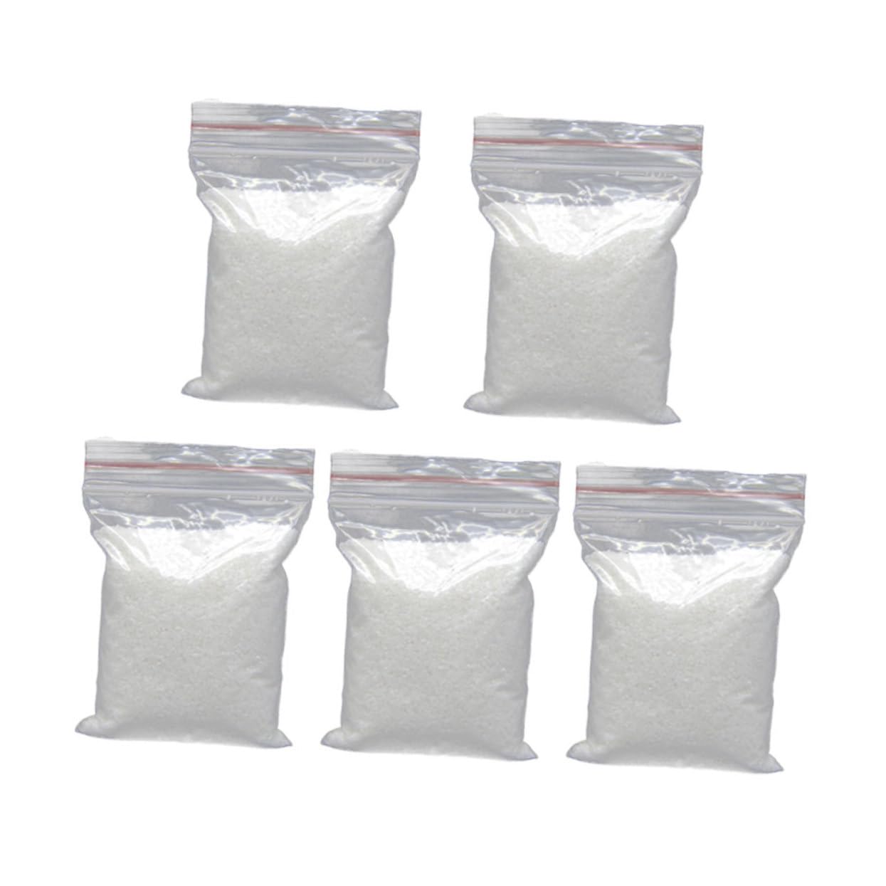 Housoutil 5packs White Sand for Fish Tank Decoration Elegant Aquatic Environment for Home Garden Vase Arrangements Creates Natural Aesthetic Aquariums