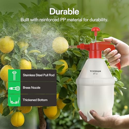 image for VIVOSUN 27oz Pump Sprayer, Handheld Garden Water Sprayer Bottle with A