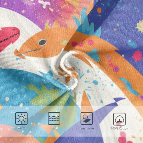 KLL Dino Pattern Toddler Boys Comfort Boxer Briefs Cute Children Panties3