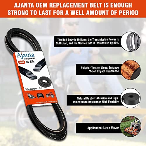 Hustler OEM Replacement Belt. Replace 769133, 1/2X67.4 Hustler Zero-Turn: (Belt, Pump Drive)