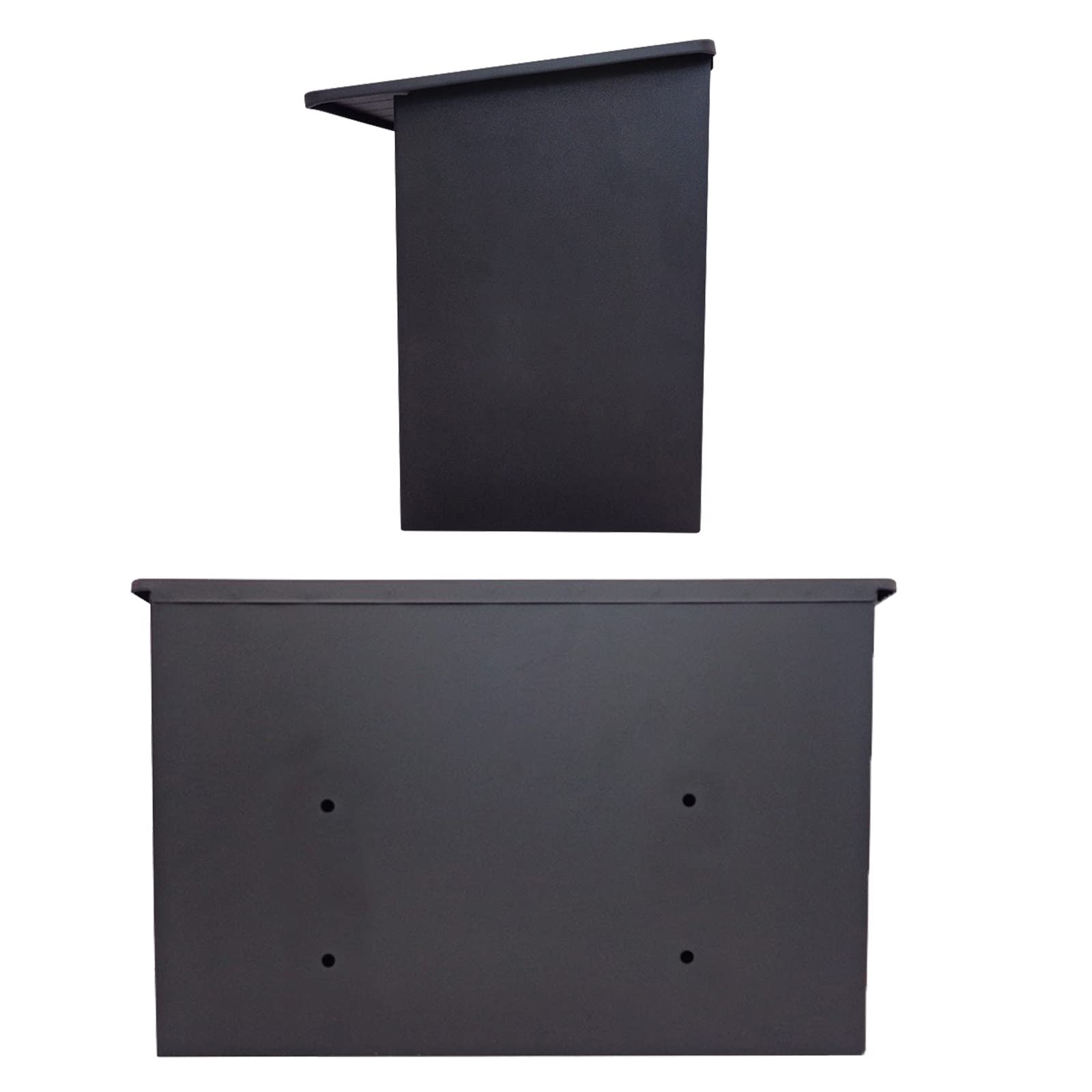 Briefkästen zur Wandmontage, kleiner Briefkasten für die Außenvilla, großes Fassungsvermögen, abschließbare Briefkästen zur Wandmontage, Briefkasten für das Haus, 14,7 x 9 x 7,2 Zoll (Farbe: