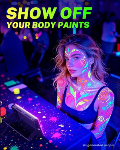 Image of 50W LED Black Light, Waterproof Blacklight for Glow Party, Halloween | for Neon Parties, Fluorescent Poster Tapestry, Birthday, Classroom, Bedroom, with Switch&Plug, Outdoor, IP66, Flood Light