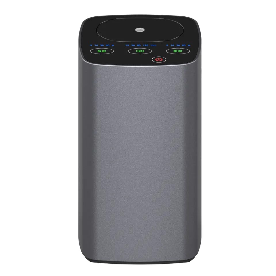 IDA SCENTQuartz - Portable, Rechargeable and Water-free Essential Oil Diffuser for Home and Office Aromatherapy and Car Fragrance (Grey)