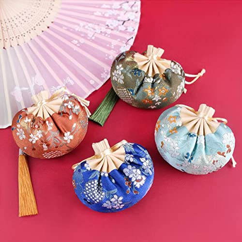 10 Bolsitas de Seda Brocada Chinas para Regalo miniatura 6