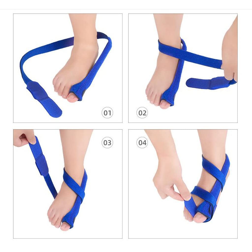 Cinturón de corrección del Dedo Plantillas para Huesos del pie Grande, cómodas y duraderas para ortesis de Alivio del Dolor con Separador de Ayuda en valgo, para aliviar Las Herramientas de Cuidado