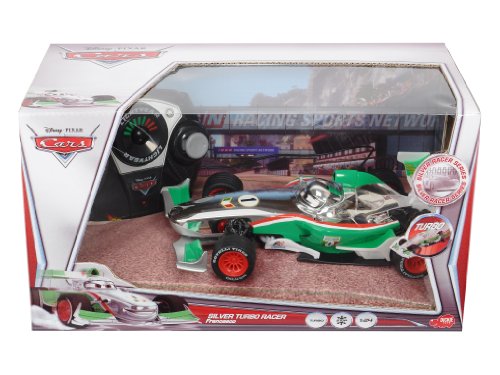 Dickie Spielzeug 203089582 - RC Silber Edition Francesco, 2-Kanal Funkfernsteuerung, Turbo Funktion, 19 cm, silber/grün… – Bild 3