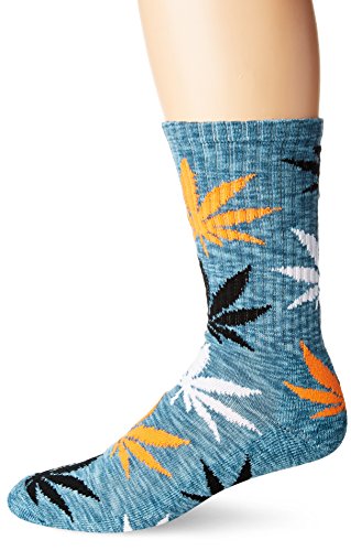 HUF Men's Streaky Plantlife Crew Sock