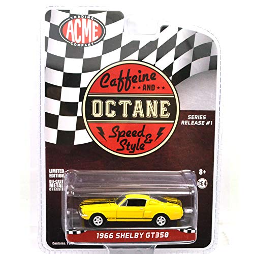 ACME 1/64 CAFFEINE AND OCTANE SERIES - 1966 FORD SHELBY GT350 ACME 1/64 Scale Model, Caffeine and Octane Series - 1966 Ford Shelby GT350