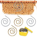 4Pcs Spiral Cable Knitting Needle with Storage Box, Spiral Cable Needle, Circular Knitting Needles,