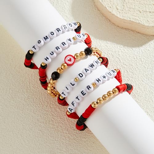 Punk Hurry Up Bracelet AHTD Tour Concert Outfit Match Bracelet for Fans Gift Women Men2