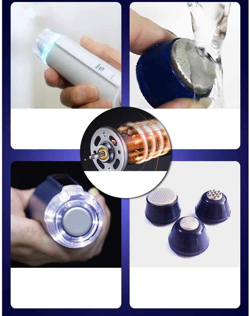 ARTSZY Smerigliatrice for Piedi, rimozione elettrica del callo del Piede, Lima elettrica for Il Piede - Rimozione Ricaricabile del callo e della Pelle Morta - Limatrice for Pedicure a Doppia velocità