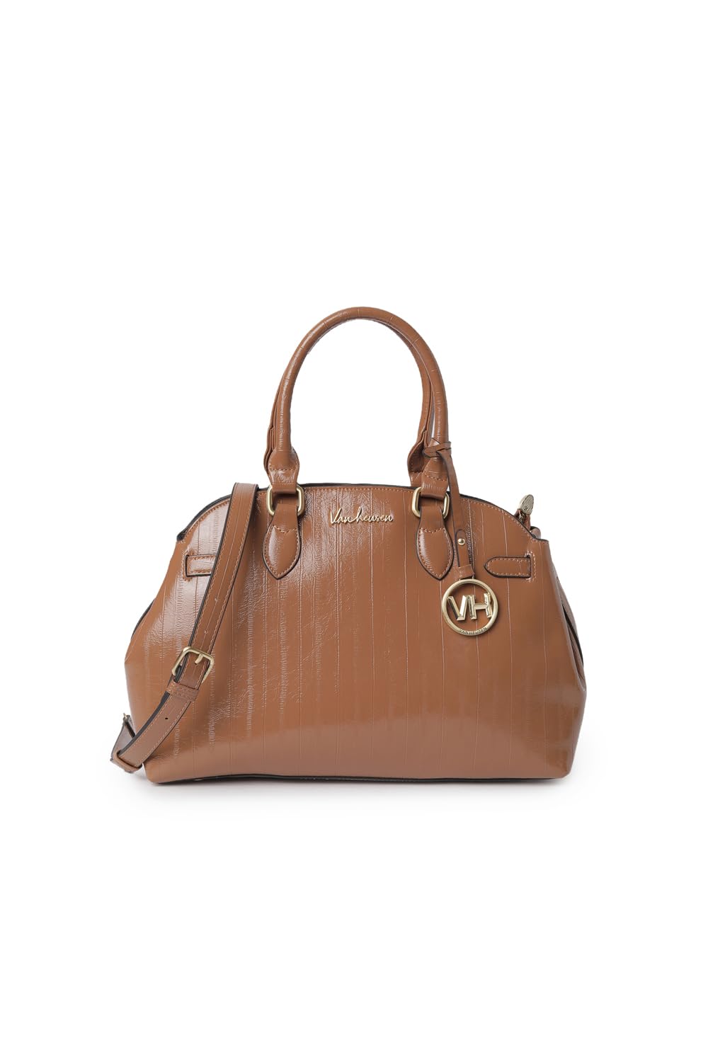 Women Brown Textured Casual Sling Bag-image-48