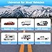 Promata RV Tire Pressure Monitoring System, Heat Resisting Wireless Solar TPMS with 4 Sensors & 6 Alarm Modes, Eye Protection Clear LCD Display for Travel RV Car Motorhome Camper