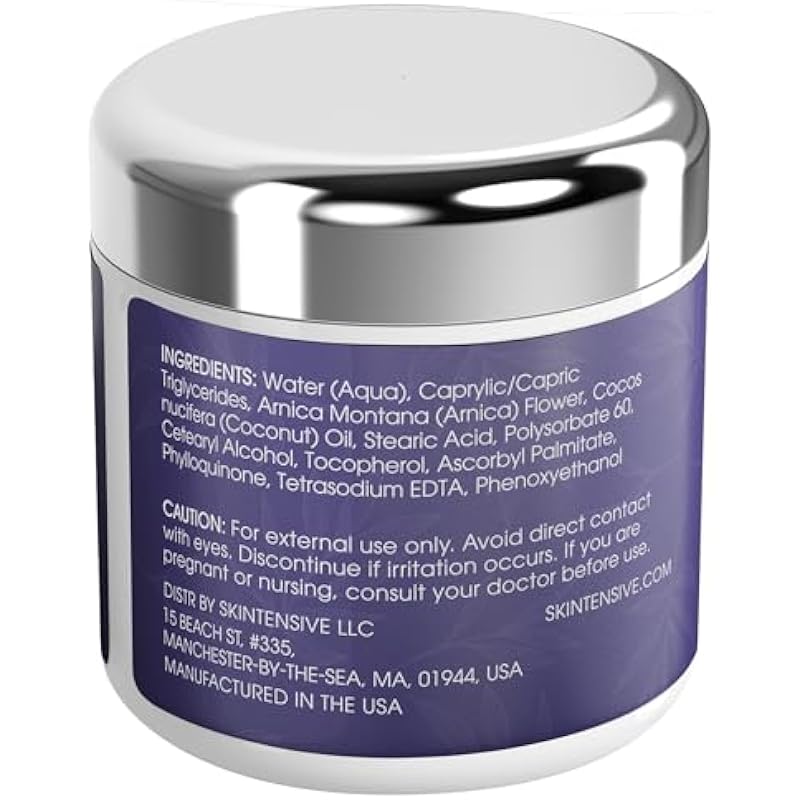 SKINTENSIVE Arnica Bruise Cream for Thin Skin - Moisturizing, Vitamin K C and E, Skin Renewal, 4 Oz 4 Ounce (Pack of 1) 상세이미지 6
