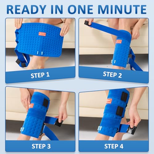Image of Cold Therapy Shin and Calf Pad Attachment for Aokeste Ice Machine