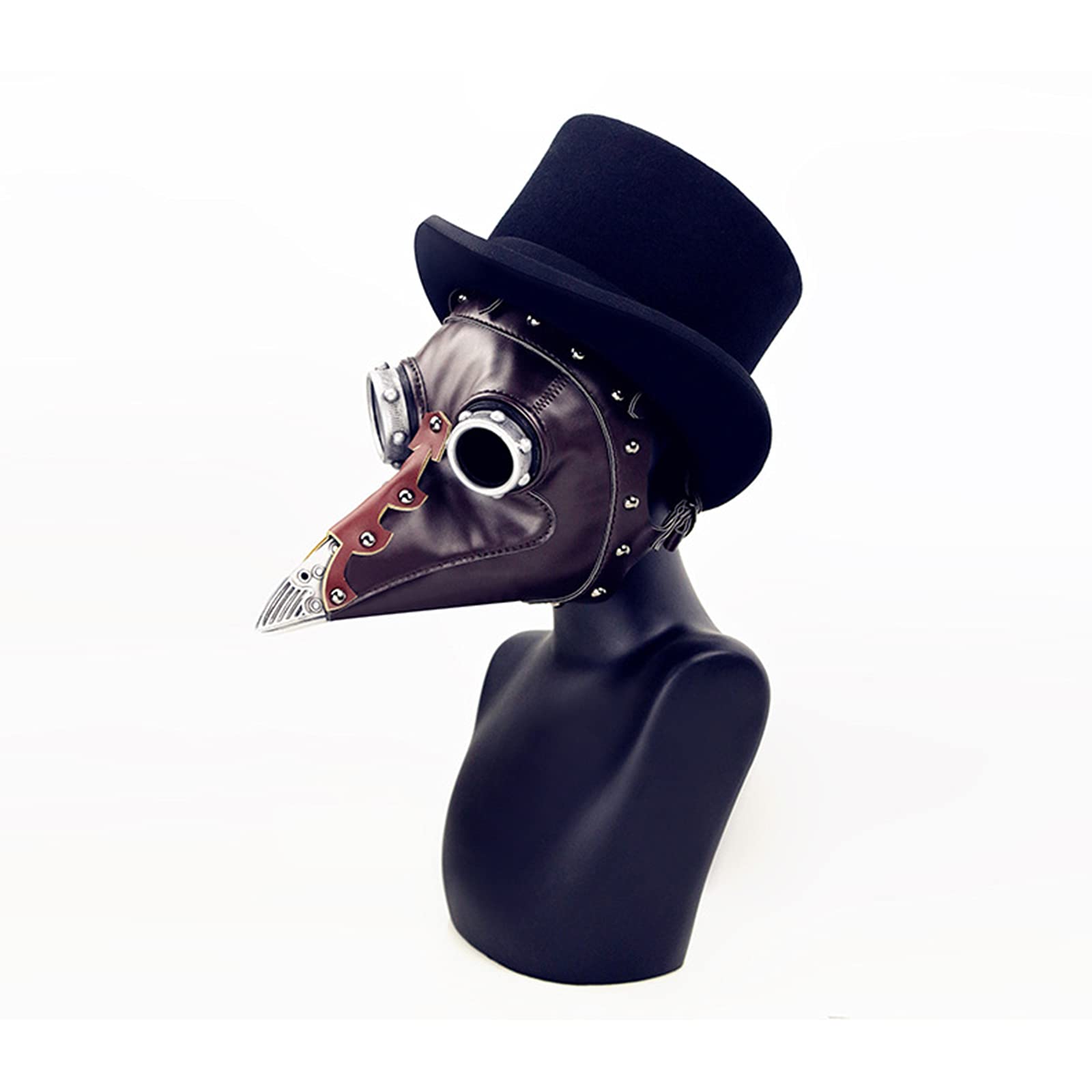 ペストマスク スチームパンク ゴシック レザーマスク ブラウン 楽天市場】ペストマスク 鳥マスク仮面 コスプレ ハロウィン 仮装