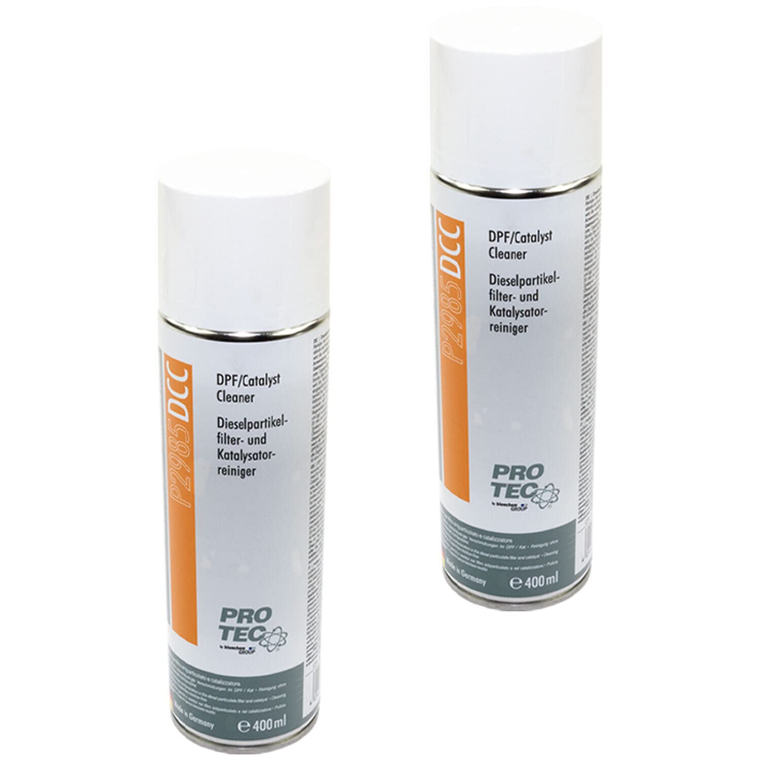 Nettoyant pour filtre à particules diesel et catalyseur PRO-TEC P2985 DCC Lot de 2 flacons de 400 ml