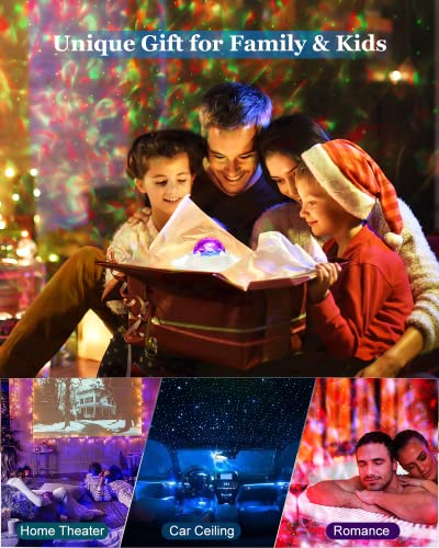 Galaxy Projector For Bedroom,Star Projector Galaxy Light Projector Bluetooth Speaker,Night Light Projector For Kids Adults,Holiday Birthday Party Dance Room Decor,Christmas Gift Ideas #TOP5