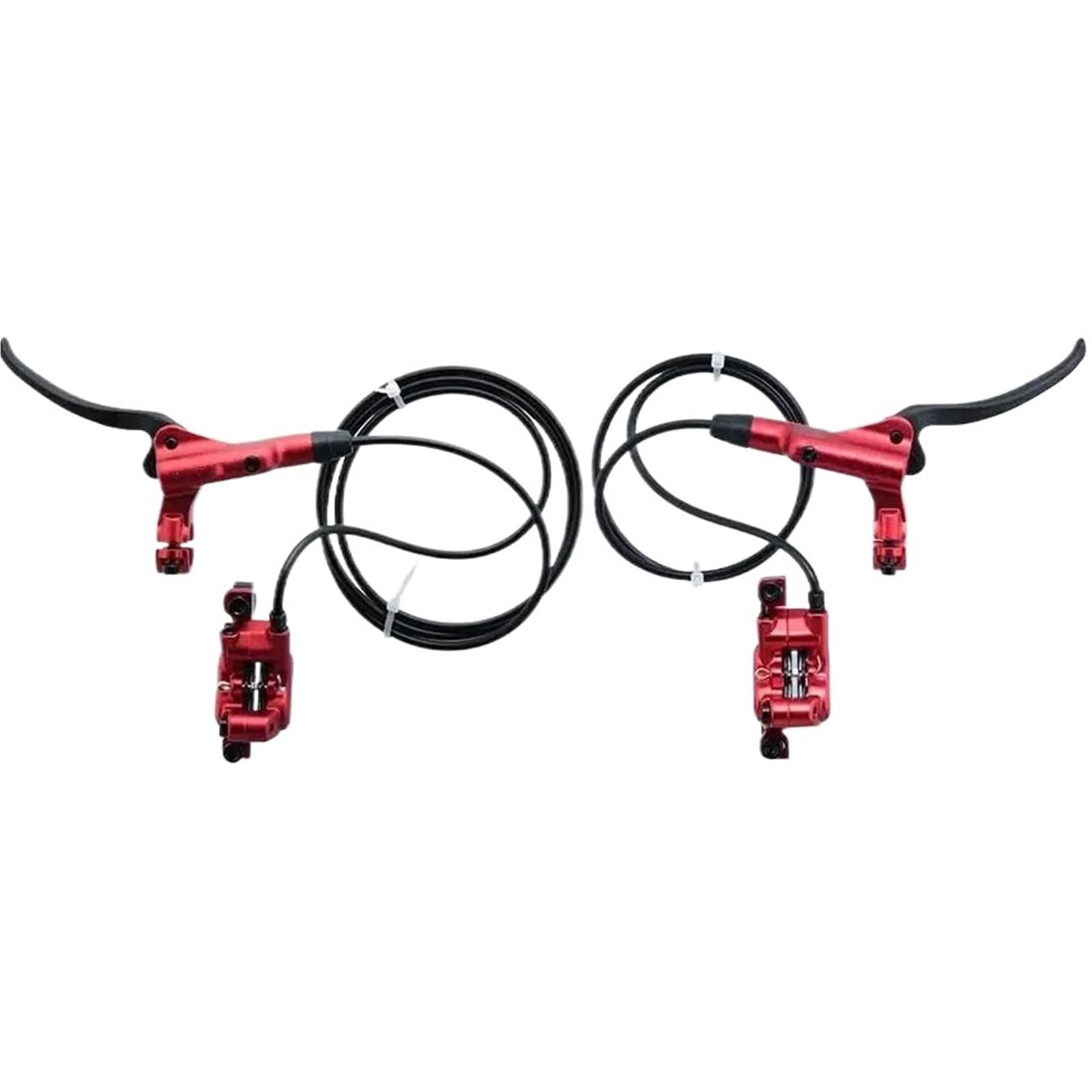 HB-876 Set Freno Idraulico a Disco Pieghevole per Mountain Bike a 4 Pistoni Set Anteriore 800 Posteriore 1450mm Parti per crampi per Biciclette MTB