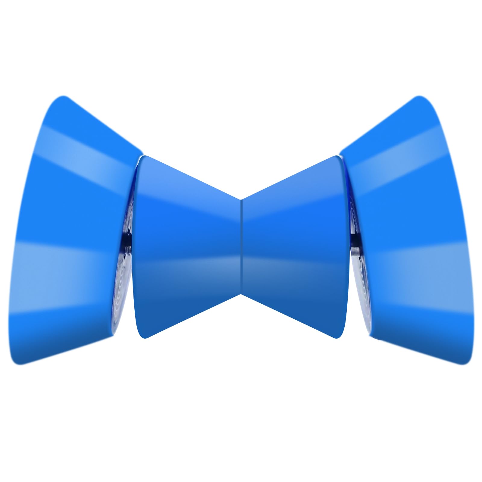 JFATXTT 4" Boat Trailer Roller Bow Stop with 1/2" Shaft Bow Stop for Boat Trailers Blue Bow Roller