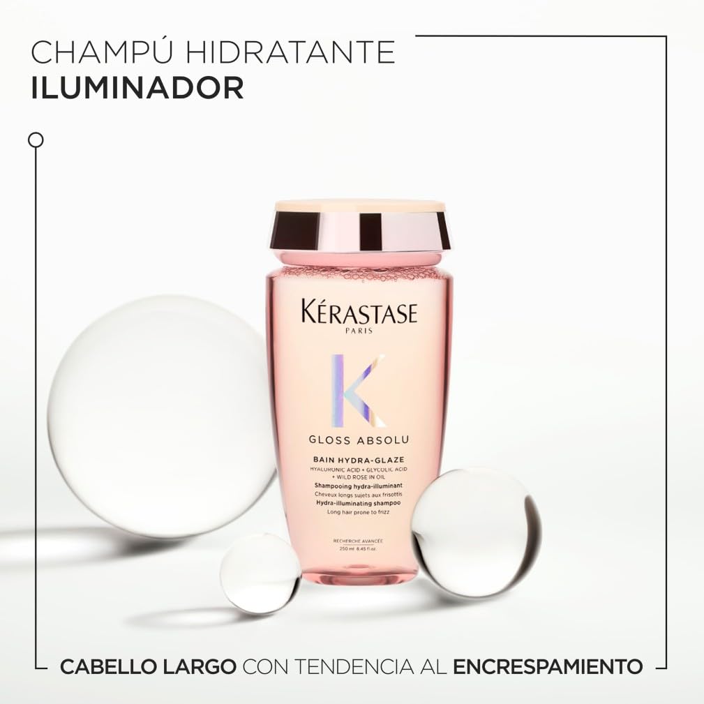 Kérastase Gloss Absolu Bain Hydra-Glaze Champú Hidratante e Iluminador 250ml