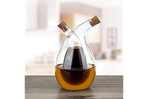 Glass Olive Oil and Vinegar Dispenser Bottle 2 in 1