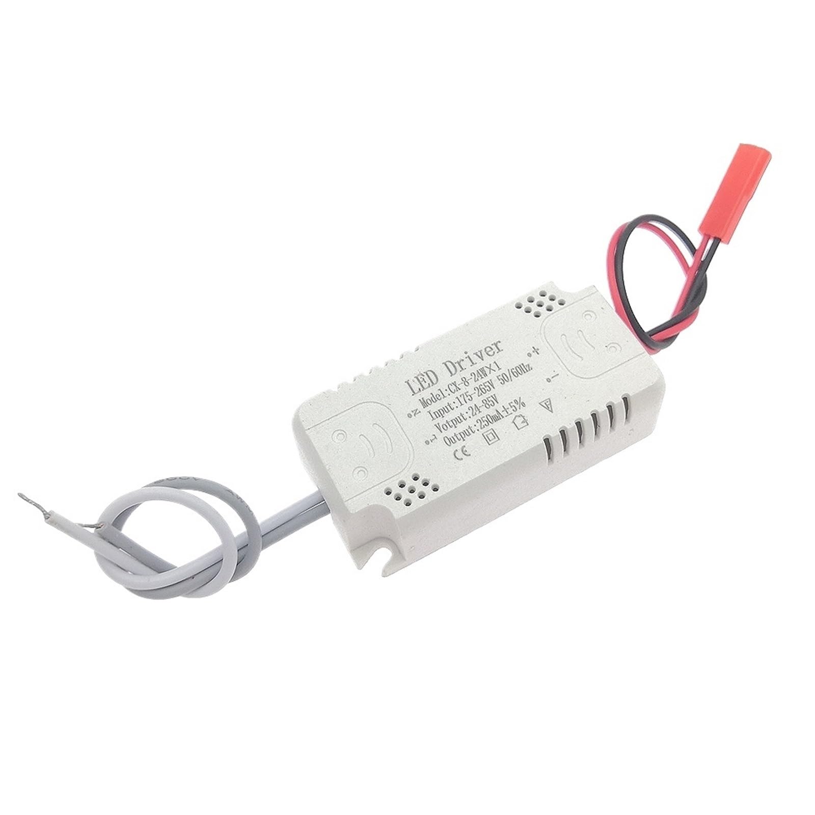 5-10 pezzi 250mA LED Power Driver 8-24x1W 25-40x1W 37-50x1W 50-75x1W 220V Illuminazione for nastro flessibile e lampadari(8-24x1W,10 Pieces)