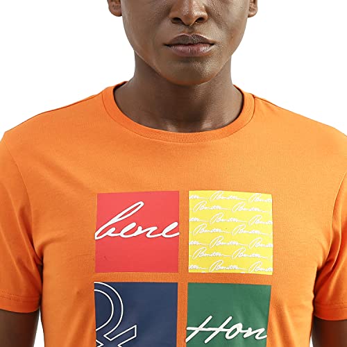 Image of United Colors of Benetton Men's Cotton Regular Fit Polo T-Shirt