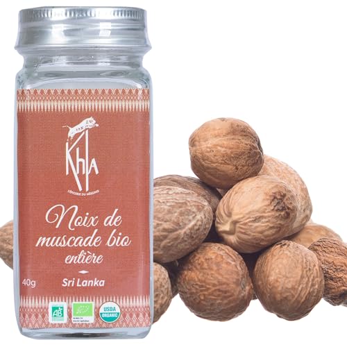Nuez moscada - Orgánica - Entero - 40 g - Bote