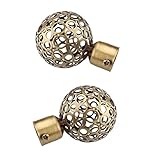 Les extrémités de la tringle à rideaux décoratives spéciales sont parfaites pour la décoration de fenêtre.