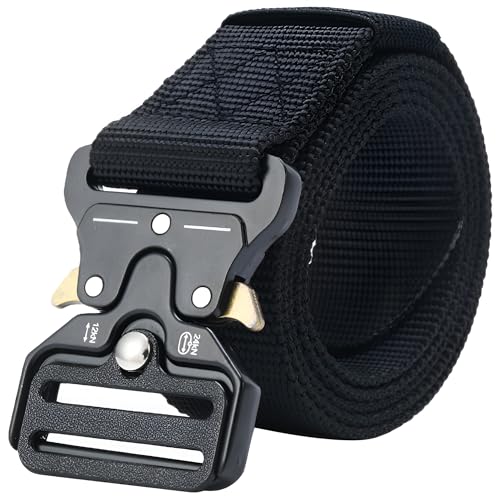 JacobsParts Quick Release Tactical Unisex Belt Heavy Duty Adustable Military Webbing Nylon,