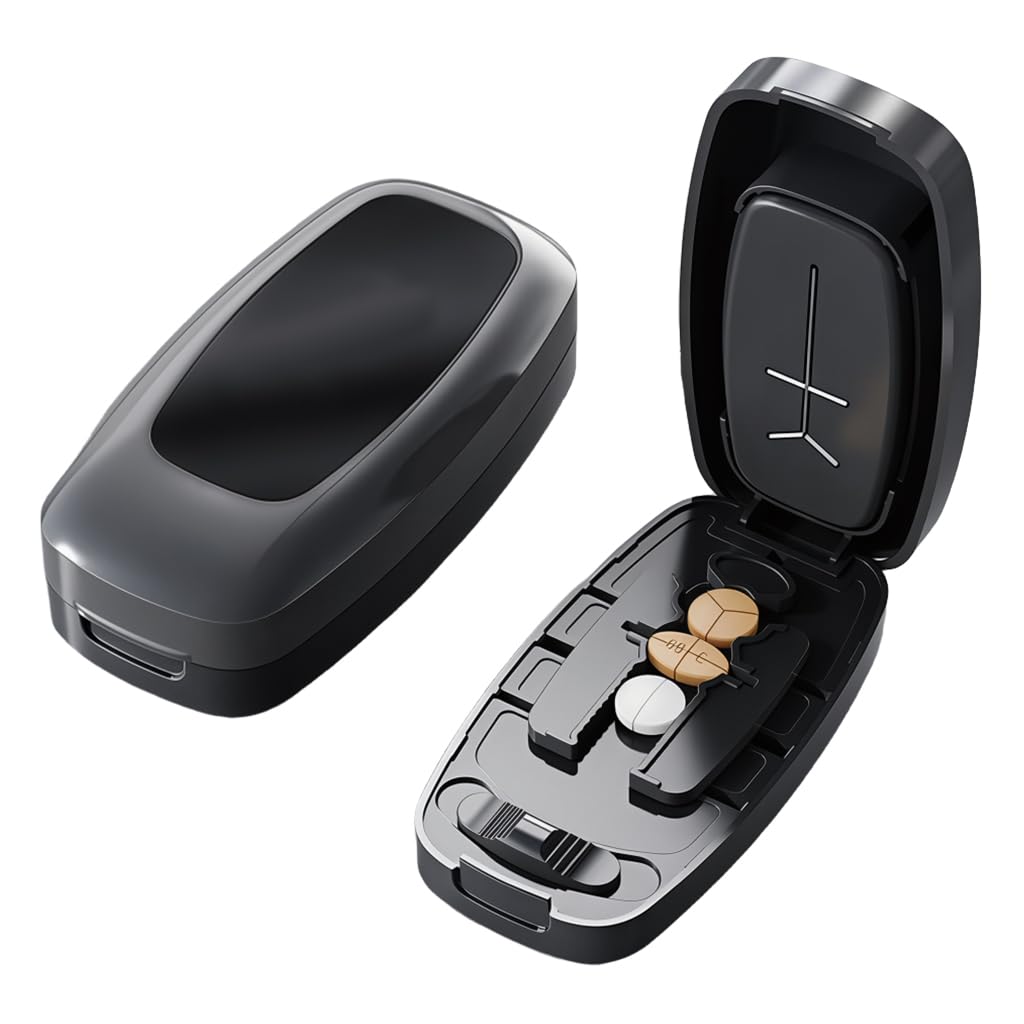 Pill Cutter Splitter for Small and Tiny Pills, 1/2 1/4 tablet cutter for Small Pills, Vitamins, Tablets in Half or Quarters, Stainless Steel Blade for Cuting Vitamins, Tablets-image-11