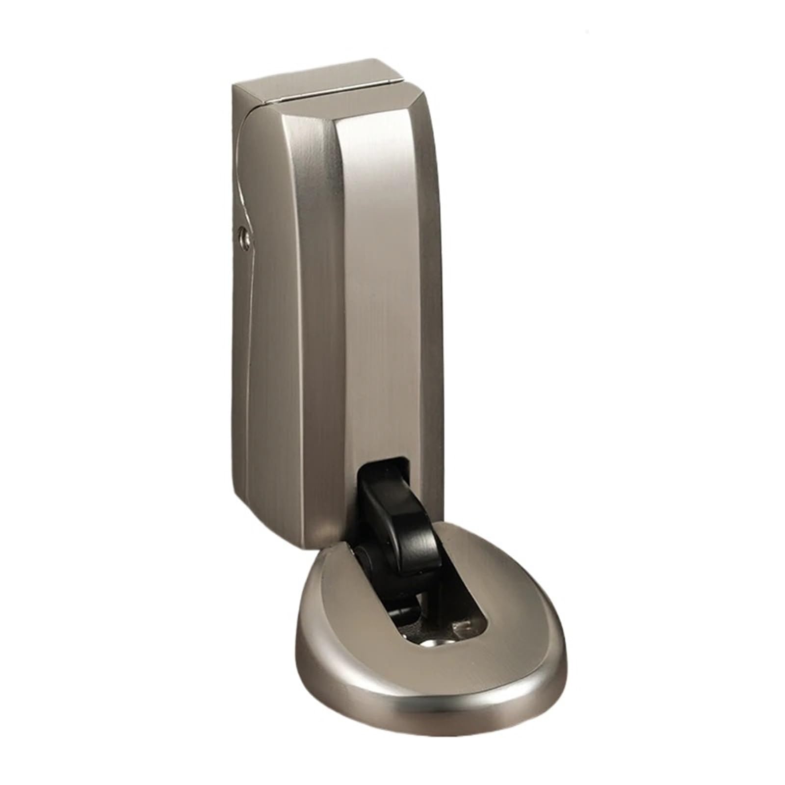 1pcs Hydraulic Damping Door Stop Silent Mechanical Powerful Door Stopper Anti-Collision Device(Silver)