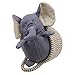 Wilberry Animali domestici in Cestini Elefante Peluche, Grigio