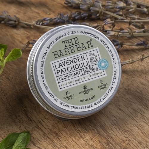 Image of The Bare Bar Madurai Jasmine Deodorant - 20 gm | Floral Fragrance| Odor & Sweat Control | Natural formula and Chemical free|Good for all skin types| Travel Mini Size Solid Deodorant for Men & Women