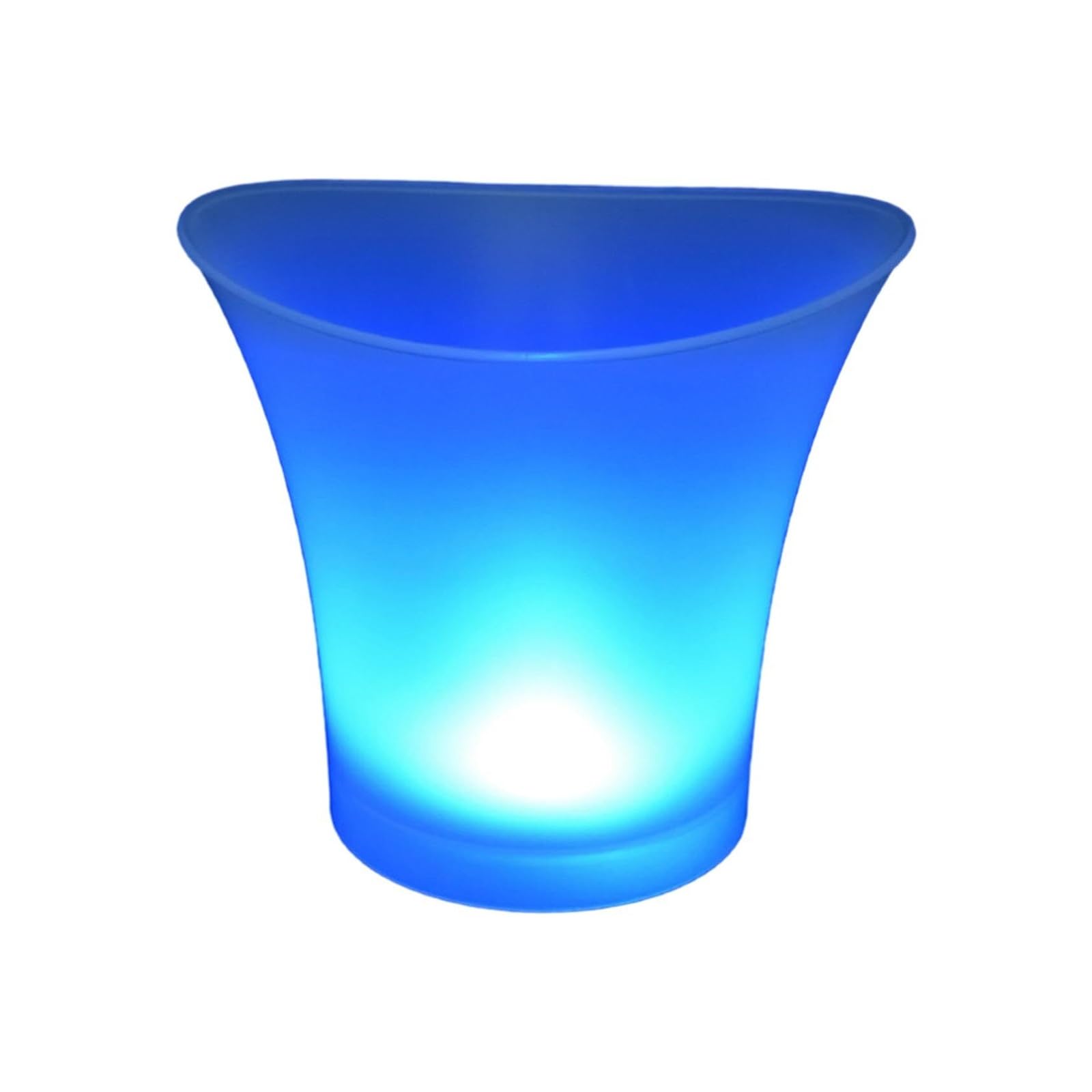Cubitera de hielo con luz LED cambiante para fiestas y eventos nocturnos