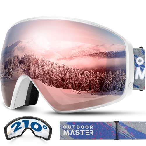OutdoorMaster Ski Goggles Horizon - Snowboard Goggles with Ultra View, ...