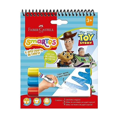 Bloco de Atividades Para Colorir Smartes Toy Story Faber-Castell