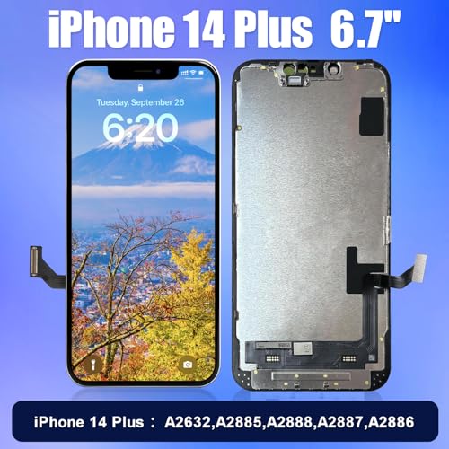 Image of for iPhone 14 Plus Screen Replacement, 6.7 inch FHD LCD Touch Display Assembly