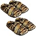 Thermo Sox 2 Paar aufheizbare Hausschuhe Gr M 36-40 Tigermuster Körnerpantoffeln für Mikrowelle und Ofen - Mikrowellenhausschuhe Wärmepantoffeln Wärmehausschuhe Supersoft